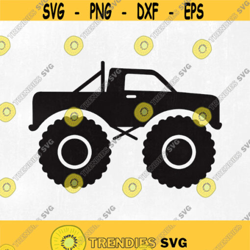 Truck SVG Monster Truck svg Boy truck svg Truck DXF Monster truck Cut File Monster truck PNG Cricut Silhouette Instant download Design 129