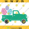Truck svg easter eggs svg easter svg truck with eggs svg png dxf Cutting files Cricut Cute svg designs print for t shirt Design 174