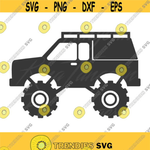 Truck svg monster truck svg black truck svg png dxf Cutting files Cricut Cute svg designs print for t shirt Design 563