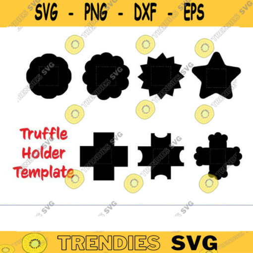 Truffle Holder Template Truffle Holder Template svg Truffilio Fabric svg Truffle Wrappers template Truffle Cups template svg dxf pdf copy