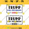 Trump 2020 SVG Trump Clipart Make America Great Again SVG Election 2020 svg Cricut Digital Downloads Silhouette designs Impeach This