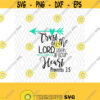 Trust in the Lord SVG DXF EPS Ai Png and Pdf Cutting Files for Electronic Cutting Machines