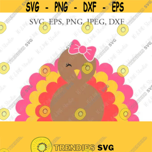 Turkey SVG Thanksgiving Turkey Svg Thanksgiving Clip Art Turkey Clipart Thanksgiving SVG Cricut Silhouette Cut File