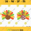 Turkey SVG turkey cut file svg Thanksgiving svg turkey vectorturkey svgTurkey silhouetteTurkey monogram svgturkey cut files svg eps