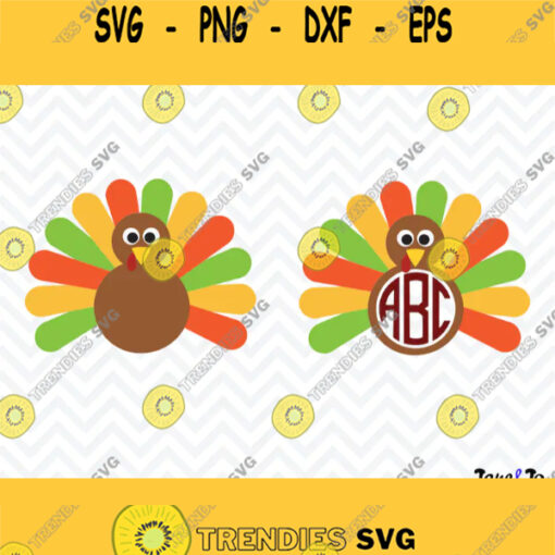 Turkey SVG turkey cut file svg Thanksgiving svg turkey vectorturkey svgTurkey silhouetteTurkey monogram svgturkey cut files svg eps