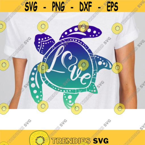 Turtle Heart Mandala Svg Bundle Turtle SVG Files For Cricut Mandala SVG Turtle SVG Sea Turtle Shirt Iron On Vinyl Decal Svg .jpg