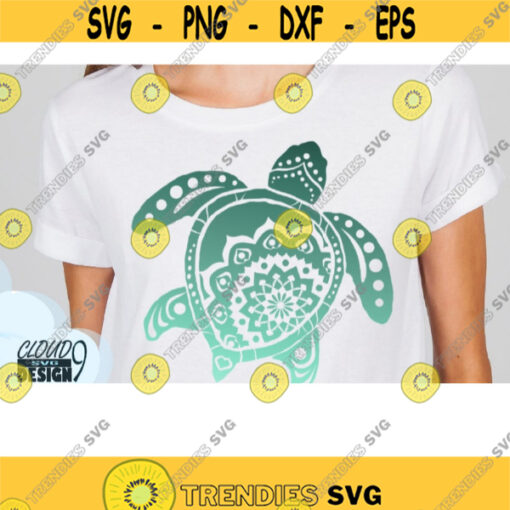Turtle Mandala SVG Files For Cricut Turtle SVG Bundle Sea Turtle SVG Sea Turtle Art svg Files Cut Files Turtle Shirt Iron On Design 9630 .jpg