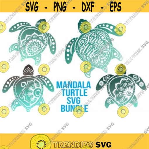Turtle Mandala Svg Sea Turtle Svg Files For Cricut Mandala Turtle Svg Files Beach Mandala Svg Turtle Clipart Turtle Shirt Iron On .jpg