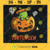 Turtlween SVG Halloween SVG Pumpkin SVG Turtle SVG Cut File Instant Download Silhouette Vector Clip Art