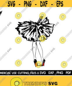 Tutu Skirt SVG Melanin Svg Afro Svg Black Woman Svg Dope Svg Afro Queen Svg Black Girl Magic Svg Silhouette Cricut Design 282