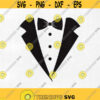 Tuxedo SVG Image for Use Suit Tie Outfit Wedding Groom svg png jpg eps dxf studio.3 Cut files for Cricut and Silhouette Clipart. Design 316