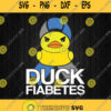 Type 1 Diabetes T1D Duck Fiabetes Awareness Ribbon Diabetic Svg Png