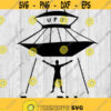 UFO Free Rides svg png ai eps and dxf file types Can be used for decals printing t shirts CNC and more Design 12