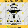 UFO Free Rides svg png ai eps and dxf file types Can be used for decals printing t shirts CNC and more Design 377
