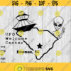 UFO Welcome Center Bowman SC svg png ai eps dxf files For decals printing t shirts CNC and more Design 374