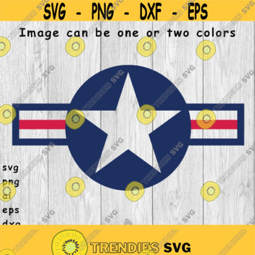 US Air Force Star svg png ai eps dxf DIGITAL files for Cricut CNC and other cut or print projects Design 166
