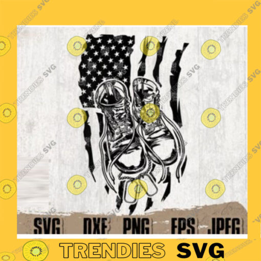 US Army Boots and Dog tags Digital Files US Boots Svg Military Boots svg Army Boots svg Combat Boots svg Veteran svg US veteran svg copy