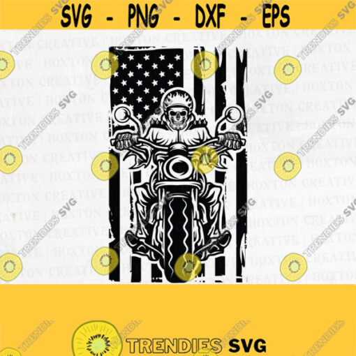 US Biker Skull Svg Biker Skull Svg Biker Clipart Skull Clipart US Biker Svg Biker Shirt American Biker Motorbike SvgDesign 803