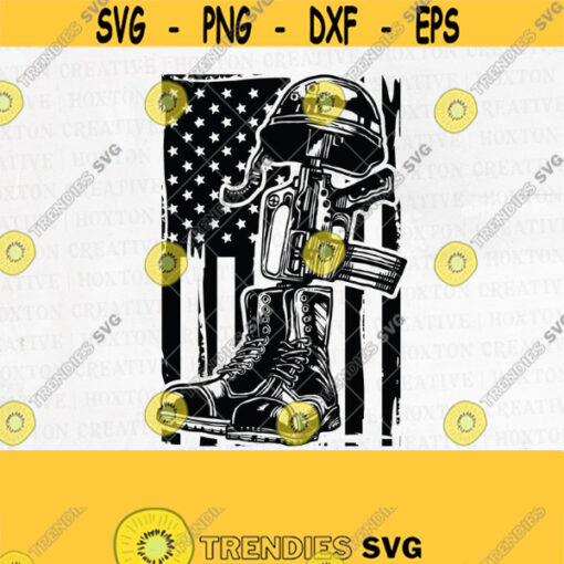 US Combat Boots Clipart Svg File Army Boots Svg US Army Svg US Military Svg Military Boots Svg Patriotic Svg Cutting FilesDesign 881