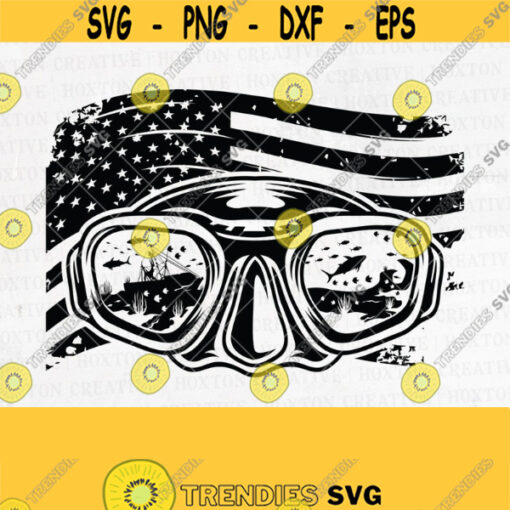US Diving Goggles Svg File Diver Cut Files Diving Cut Files US Diving Logo US Diver Shirt Cutfiles Diver Goggles Svg DivingDesign 519