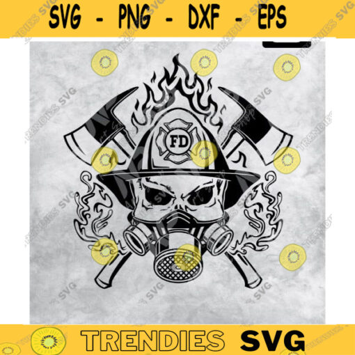 US Firefighter Skull Svg US Firefighter svg Firefighter svg Firefighter Shirt design Skull Svg for Cricut Print Sublimation Design 164 copy