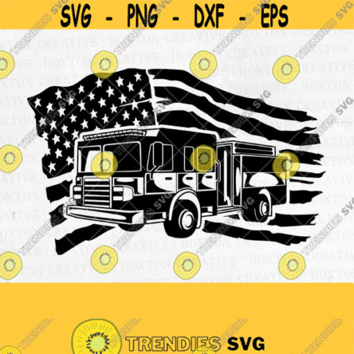 US Firetruck Svg File Fire truck Svg Truck Svg Us Fire truck svg First Responder svg US Firefighter Svg US Firefighter ShirtDesign 591