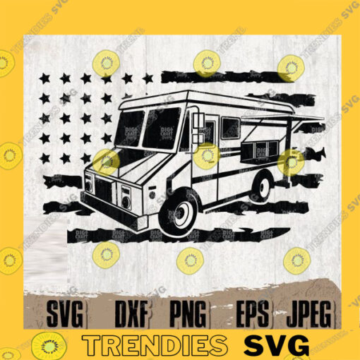 US Food Truck svg 4 US Food Truck png Food Van svg Food Truck Clipart Food Truck Cutfile Instant Download Food Truck Digital Download copy