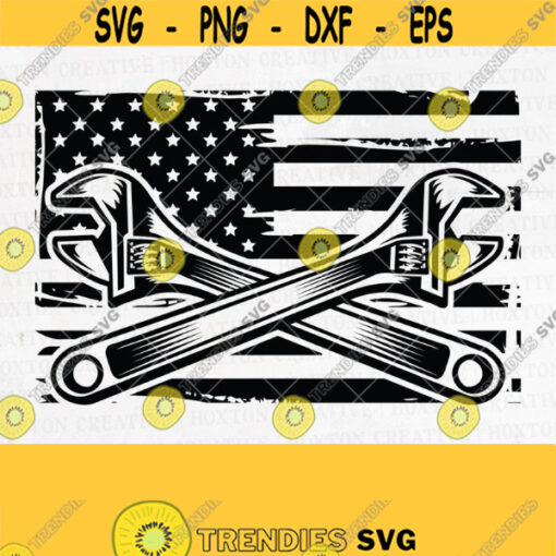 US Mechanic Svg File Patriotic Mechanic Svg Wrenches Svg Mechanic Shirt Mechanic Svg Mechanic Shirt Cut FilesDesign 214