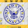 US Navy Logo The Navy Seal svg png ai eps dxf DIGITAL Files for Cricut CNC and other cut or print projects Design 450