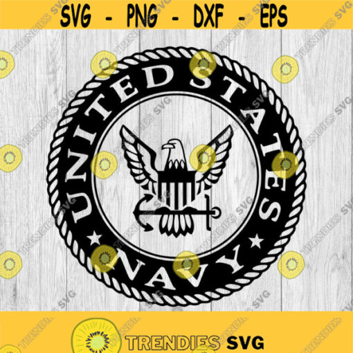 US Navy Logo svg png ai eps dxf DIGITAL Files for Cricut CNC and other cut or print projects Design 18