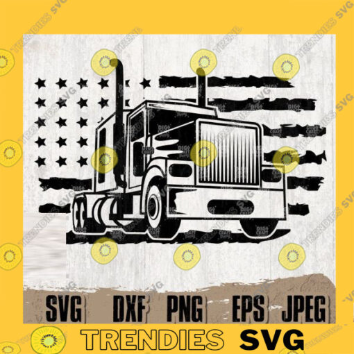 US Semi Truck Digital Downloads 2 US Semi Truck Svg US Truck Svg Big Truck Svg Us Semi Truck Stencil Semi truck Drive svg Trucker Svg copy