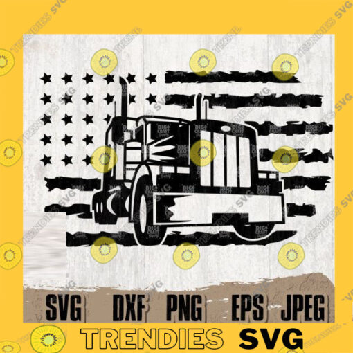 US Semi Truck Digital Downloads 3 US Semi Truck Svg US Truck Svg Big Truck Svg Us Semi Truck Stencil Semi truck Drive svg Trucker Svg copy