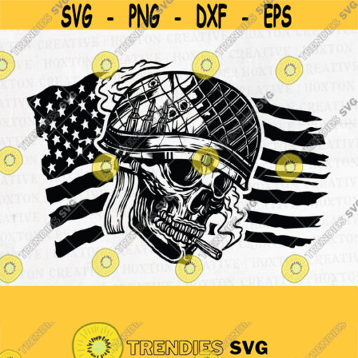 US Skull Military Smoking Weed Joint Svg File Smoking Skull Svg Smoking Cannabis Svg Smoking Marijuana Svg Smoking Joint ClipartDesign 300