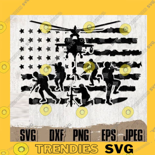 US Soldier in Battlefield svg Veteran svg US Army svg US Soldier svg Military svg Army Troop svg Miitary Clipart Military Cutfile copy
