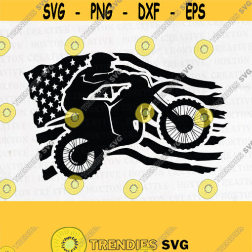USA Flag Exteme Motorcross Svg USA Motorcycle Racing Svg Dirt Bike Racing Svg Motor Racing Svg Motorcross Clipart Cut FilesDesign 202