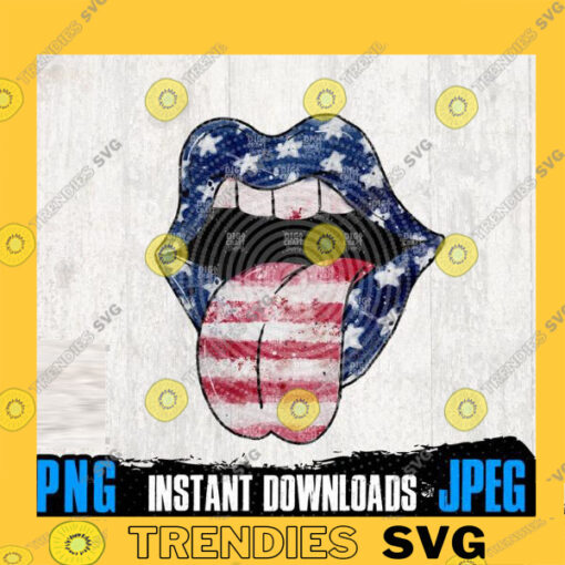 USA Flag Lips PNG Files for Sublimation Patriotic Png 4th of July Png 4th of July Png Files for Sublimation Lips Png USA Flag Lips Png copy
