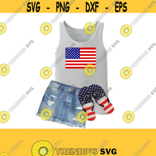 USA Flag SVG Studio 3 DXF Ps Ai and Pdf Cutting Files for Electronic Cutting Machines