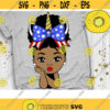 USA Sunflower Girl Svg Peekaboo Girl Svg African American Svg 4th of July Svg Afro Puff Girl Svg Afro Princess Svg Dxf Eps Png Design 631 .jpg