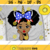 USA Sunflower Girl Svg Peekaboo Girl Svg African American Svg 4th of July Svg Afro Puff Girl Svg Afro Princess Svg Dxf Eps Png Design 847 .jpg