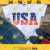 USA Svg Png Pdf Eps Ai Cut Files USA With Stars 4th Of July America Svg USA Shirt Svg Usa Design Svg Cricut Silhouette Design 36