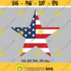 USA flag Star SVG Independence day svg Patriotic Cut File American Star svg 4th of July svg USA flag svg Cricut Silhouette Cut file Design 35