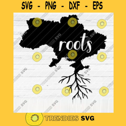 Ukraine Roots SVG File Home Native Map Vector SVG Design for Cutting Machine Cut Files for Cricut Silhouette Png Pdf Eps Dxf SVG