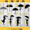 Umbrella svg bundle umbrella clipart rain svg bundle cut files for cricut silhouette png eps svg Design 2959