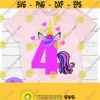 Unicorn 4th birthday. 4th unicorn Birthday. Unicorn number 4. Unicorn 4. Digital Download. Unicorn Birthday. Design 1142