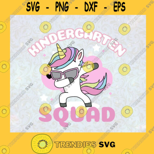 Unicorn Kindergarten Squads SVG Kindergarten Squad Svg Kindergarten Unicorn SVG Unicorn School SVG