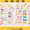 Unicorn Kit SVG cut file clipart printable vector commercial use instant download Design 38