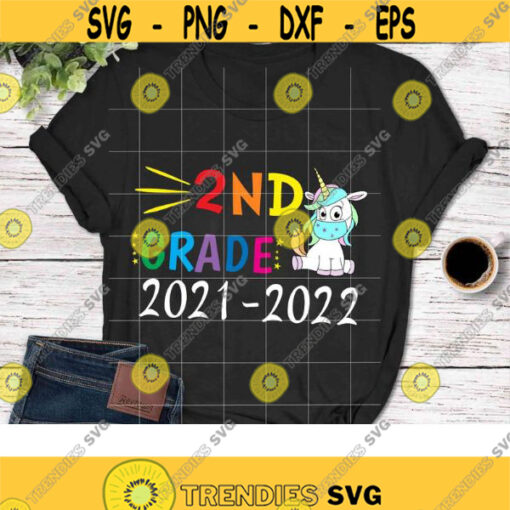 Unicorn Mask 2nd Grade 2021 2022 Svg back to school svg cricut file clipart svg png eps dxf Design 303 .jpg