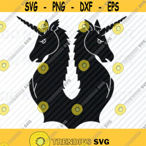Unicorn SVG Files Decorative Vector Images Clipart Cutting Files SVG Image For Cricut Unicorn horn Silhouettes Eps Png Dxf Clip Art Design 265