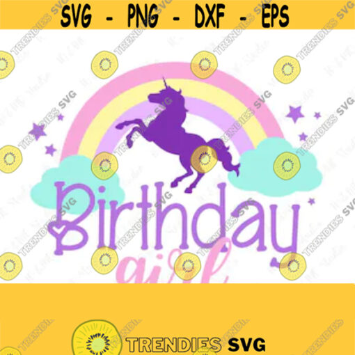 Unicorn SVG Unicorn Birthday Girl Svg Unicorn Clip Art Unicorn Face SVG Unicorn Horn SVG Cricut Silhouette Cut File