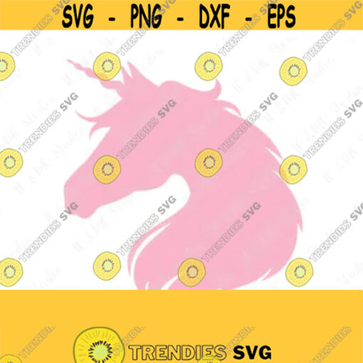 Unicorn SVG Unicorn Clipart Unicorn Head SVG SVG Files Cricut Silhouette Cut Files